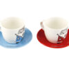 VW Collection Espressotassen 2er Set Aus diesen Espressotassen mit dem typischen VW Bulli Front Design trinkt man seinen Espresso besonders gerne.