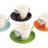 VW Collection Espressotassen 4er Set Aus diesen Espressotassen mit dem typischen VW Bulli Front Design trinkt man seinen Espresso besonders gerne.