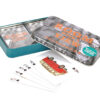 VW Collection Spielkarten-Set Spielkarten Set mit Retro-Bulli- Motiv in praktischer Metalldose für unterwegs oder für einen lustigen Spieleabend zu Hause.
