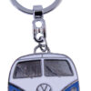 VW Collection Schlüsselanhänger blau Hochwertiger roter Schlüsselanhänger im Design der legendären VW Bulli Front.