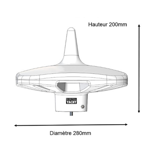 Digital Yacht DTV100 HDTV Antenne inkl 20M Kabel digital_yacht_dtv100_hd_tv_marine_antenne_31715