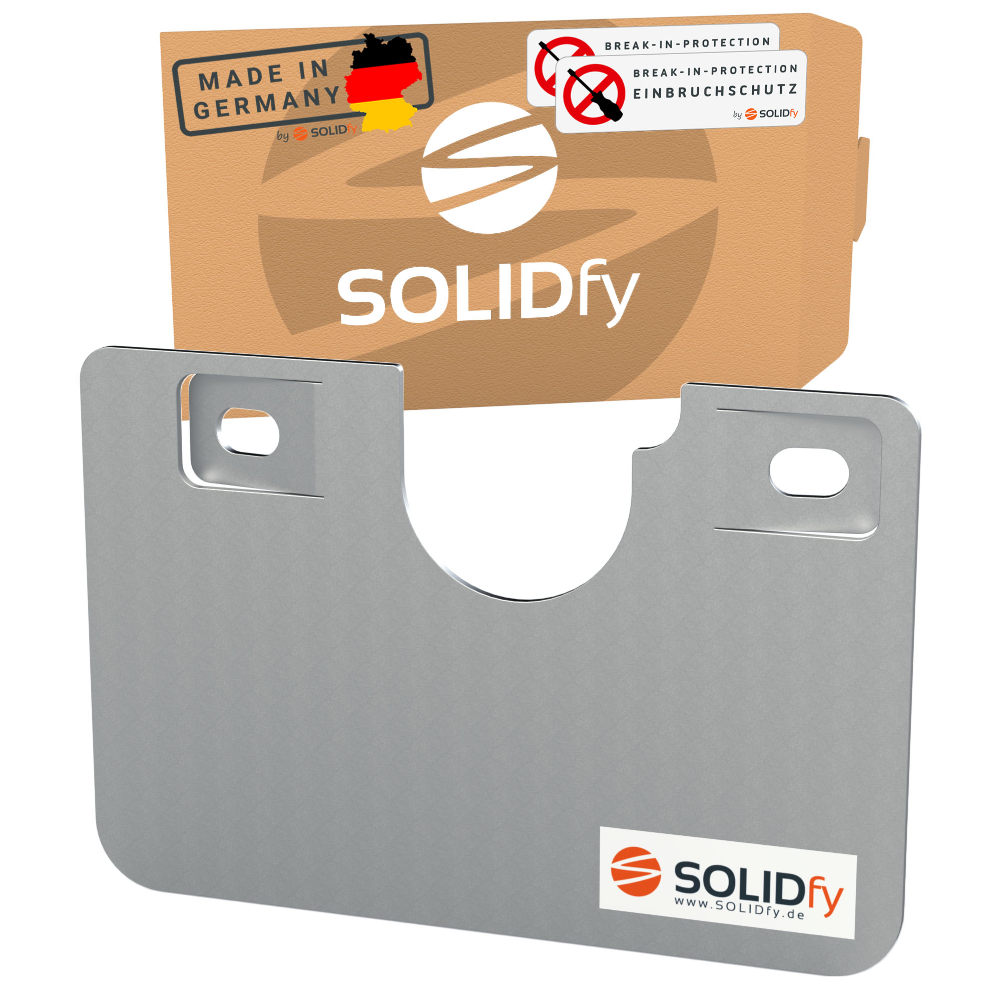 SOLIDfy Einbruchschutz Fahrertür Ducato ab 2006 SOLIDfy® - Einbruchschutz Fahrertür Prick Stop Sicherung aus Edelstahl für Ducato