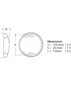 Hella EuroLED 130 LED Deckenlicht weiß, weiß hella_euroled_130_led_deckenlicht_weiß__schwarz_97932