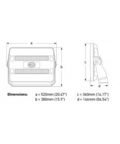 Hella HypaLUME LED Flutlicht, ext. breit, 110/230V hella_hypalume_led_flutlicht__breit__110_230_v_98145