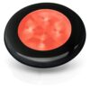 Hella LED RND SL ROT 24V BLK RIM hella_led_rnd_sl_rot_24v_blk_rim_93295