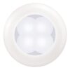Hella LED RND SL WHT 12V WHT RIM hella_led_rnd_sl_wht_12v_wht_rim_43729