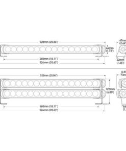 Hella Sea Hawk 470 LED Light Bar weitbreit weiß hella_sea_hawk_470_led_light_bar_hybrid__schwarz_97870