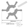 Johnson Impeller für F4 Pumpe, MC97/EPDM johnson_impeller_für_f4_pumpe__mc97_epdm_81792