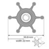 Johnson Impeller für F4 Pumpe, MC97/EPDM johnson_impeller_für_f4_pumpe__mc97_epdm_81795