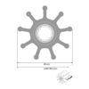 Johnson Impeller für F9 Pumpe, Neopren johnson_impeller_für_f9_pumpe__neopren_81823