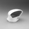 Marinco 4” LOW-PROFILE VENT RED marinco_4__low_profile_vent_red_75494
