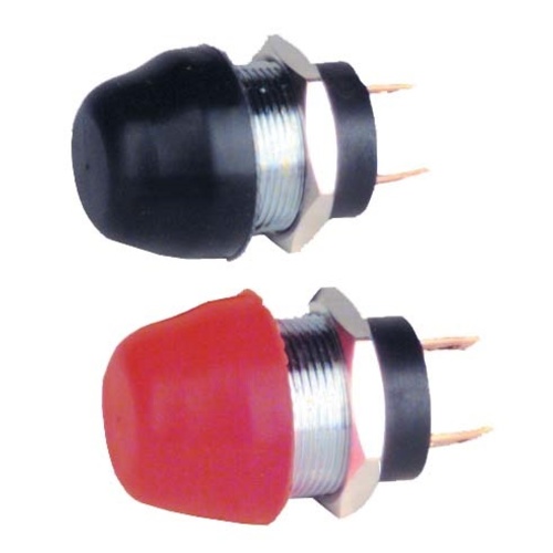 Philippi DT 12/24 K rt Drucktaster rot philippi_dt_12_24_k_sw_drucktaster_schwarz_65879