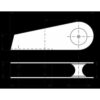 PLASTIMO ALU ANOD. BOW ROLLERS 205X52MM plastimo_alu_anod__bow_rollers_205x52mm_12511