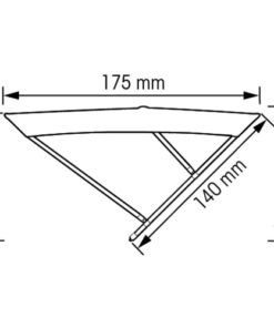 Plastimo BIMINI ALU 3 ARCHES 185 GREY plastimo_bimini_alu_3_arches_200_white_59742