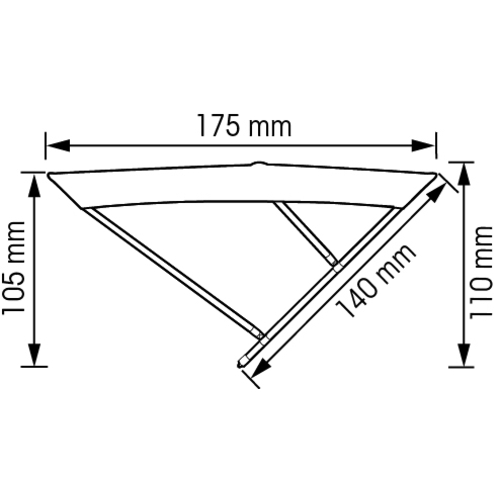 Plastimo BIMINI ALU 3 ARCHES 200 WHITE plastimo_bimini_alu_3_arches_200_white_59742