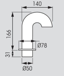PLASTIMO CABLE GLAND ST.S 316 D.44XHT167MM plastimo_cable_gland_st_s_316_d_44xht167mm_57834