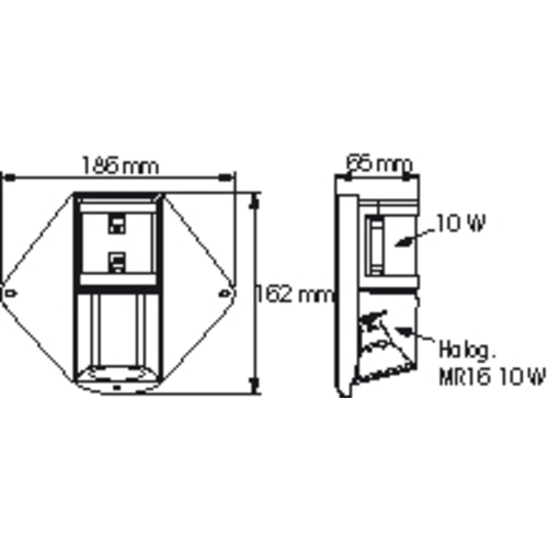 PLASTIMO COMBIN.MASTHEAD LIGHT+DECK LIGHT BLK plastimo_combin_masthead_light_deck_light_blk_23787