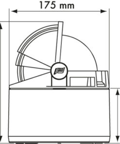 Plastimo COMPASS OLYMPIC135 BLK,C.RED,BIN plastimo_compass_olympic135_blk_c_blk_bin_65353