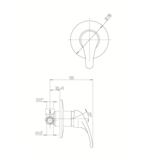 PLASTIMO CRETA FITTED MIXER TAP plastimo_creta_fitted_mixer_tap_58839