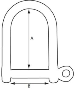 PLASTIMO D.12MM HR ST.S BOW SHACKLE plastimo_d_12mm_hr_st_s_bow_shackle_59483