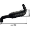 PLASTIMO GOOSENECK 40/45/50 45° plastimo_gooseneck_40_45_50_45__26240