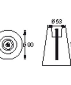PLASTIMO HANGING ANODE ALU 1KG plastimo_hanging_anode_alu_1kg_26221