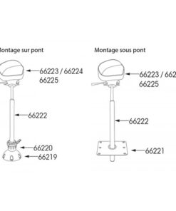 Plastimo ADAPTER FOR FOOTSTOOL BASEMENT plastimo_high_basement_for_footstool_59849