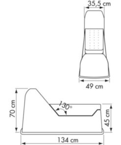 PLASTIMO JOCKEY KONSOLE + KISSEN F/ANNEXE RIB plastimo_jockey_konsole___kissen_f_annexe_rib_55557