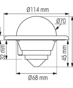 PLASTIMO KOMPASS MINI C WEISS plastimo_kompass_mini_c_weiss_57514