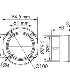 PLASTIMO LUEFTUNGSGITTER-ANSCHLUSS plastimo_lueftungsgitter_anschluss_23728
