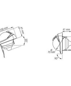 PLASTIMO Offshore 75 Kompass, weiss, Schot plastimo_offshore_75_kompass__schwarz__schot_55842