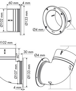 PLASTIMO SCHLAUCHANSCHLUSS GERADE DURCHM. 4 ZOLL plastimo_schlauchanschluss_gerade_durchm__4_zoll_23737