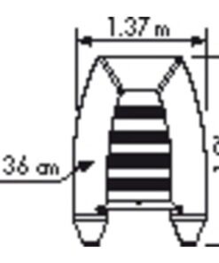 PLASTIMO Schlauchboot RAID II P200SH blau plastimo_schlauchboot_raid_ii_p200sh_blau_25098