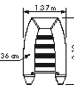 PLASTIMO Schlauchboot RAID II P220SH grau plastimo_schlauchboot_raid_ii_p220sh_grau_25099