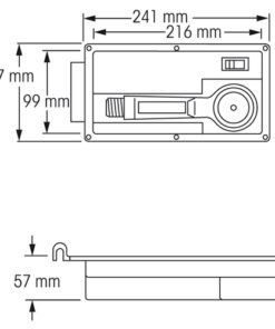 PLASTIMO SHOWER DECK HAND 267X133X50MM plastimo_shower_deck_hand_267x133x50mm_26180