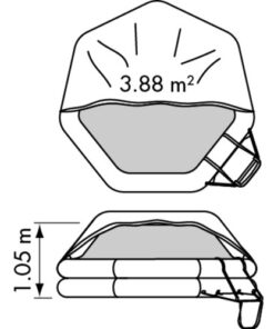 PLASTIMO Tranceocean ISAF, 10 Pers., <24h , Cont. plastimo_tranceocean_isaf__10_pers____24h___cont__81304