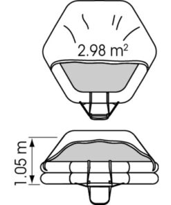 PLASTIMO Tranceocean ISAF, 8 Pers., >24h , Cont. plastimo_tranceocean_isaf__8_pers____24h___cont__81282