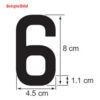 PLASTIMO Zahl 7, 8 cm, weiß plastimo_zahl_0__8cm__schwarz_83280