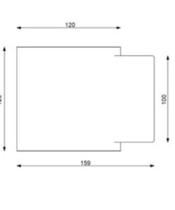 Prebit LUCY, Glasschirm schwarz/gold 12V/24V prebit__lucy__glasschirm_silber_12v_24v_124283