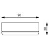 Prebit LED-Anbauleuchte D3-3 Master, gold-glanz, r prebit_led_anbauleuchte_d3_3_master__chrom_glanz__55145