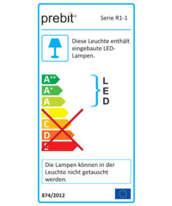 Prebit LED-Anbauleuchte R1-1 mit USB prebit_led_anbauleuchte_r1_1_92395