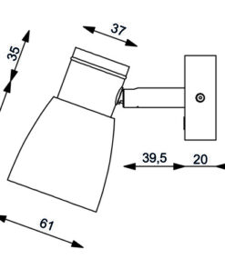 Prebit LED-Anbauleuchte R1-1 mit USB prebit_led_anbauleuchte_r1_1_mit_usb_92242