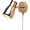 Prebit LED-Anbauleuchte R1-1 mit USB, gold-glanz, prebit_led_anbauleuchte_r1_1_mit_usb__gold_glanz__152875