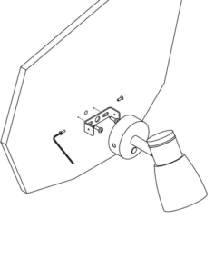 Prebit LED-Anbauleuchte R1-1 mit USB, gold-glanz, prebit_led_anbauleuchte_r1_1_mit_usb__gold_glanz__152907