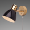 Prebit LED-Anbauleuchte R1-2 mit USB, gold-glanz, prebit_led_anbauleuchte_r1_2_mit_usb__gold_glanz__152972