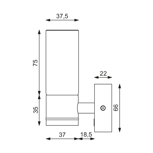 Prebit LED-Anbauleuchte W1-1 mit USB, D2W, chrom-g prebit_led_anbauleuchte_w1_1_mit_usb__d2w__chrom_g_153218