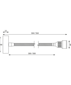 Prebit LED-Flexleuchte 01 mit USB, 300mm, chrom-ma prebit_led_flexleuchte_01_mit_usb__300mm__chrom_ma_153537