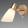 Prebit LED-Anbauleuchte R1 mit USB, gold-glanz, wa prebit_r1_mit_usb__gold_glanz_152664