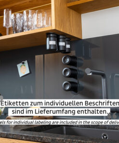 Silwy Feinkost-Magnetgläser BLACK 3er Set silwy_feinkost_magnetgläser_black_3er_set_120079