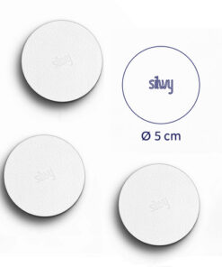 Silwy Metall-Nano-Gel-Pads 5cm, weiß , 4er Set silwy_metall_nano_gel_pads_5cm__weiß___4er_set_119896